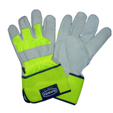 Cow Grain Work Glove, Outside Glove, Ce Glove, Safety Glove